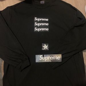 Asspizza x Supreme triple bogo L/S